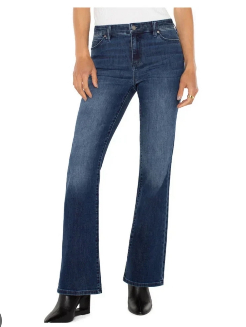 Liverpool Lucy Bootcut Jean in Silky Soft Stretch Denim